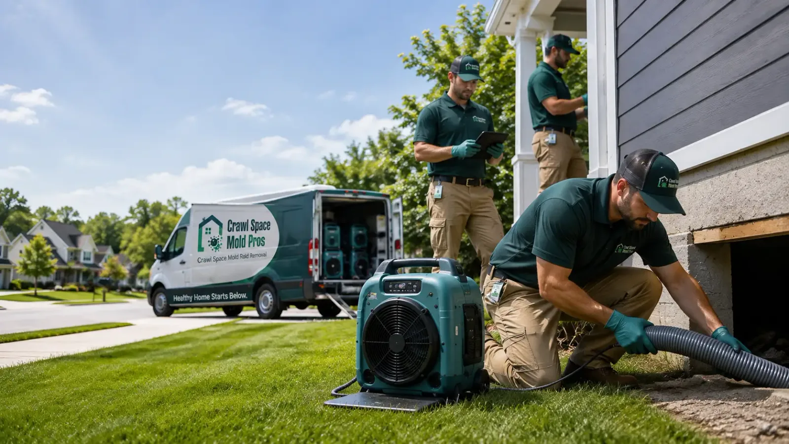 Crawl Space Mold Removal in West Jefferson, OH